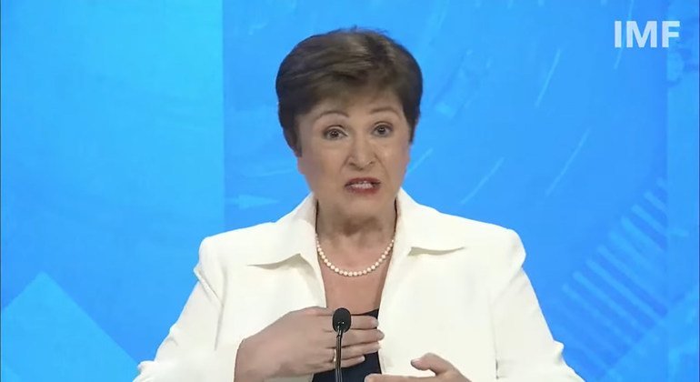 国际国币基金组织总裁克里斯塔利娜 • 格奥尔基耶娃